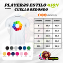 Playera Cuello Redondo